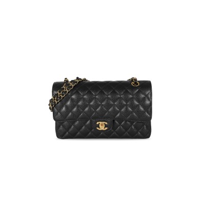 CHANEL MASTER CAVIAR QUILTED MEDIUM DOUBLE FLAP A01112 (25.5*15.5*6.5cm)